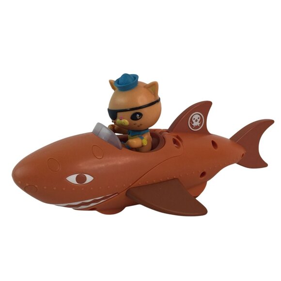 Octonauts Kwazii Figure & Gup-B Shark Vehicle Playset Chomping Action - Picture 1 of 11